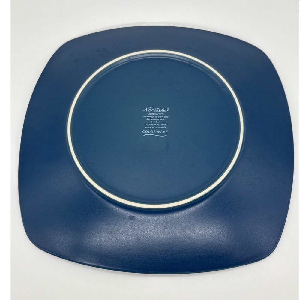 Noritake Colorwave Blue Square Dinner Plate 8484 Stoneware 10.75" Replacement